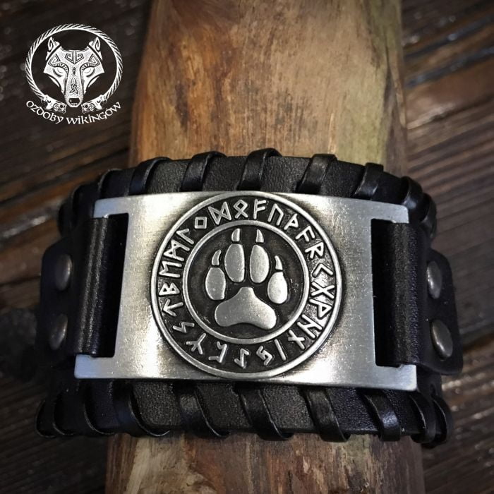 bransoleta-czarna-lapa-srebro346 bransoleta-czarna-lapa-srebro346