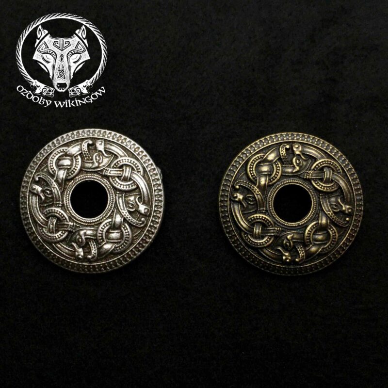 broszka z plecionka broszka z plecionka